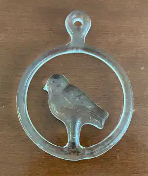 Bertil Vallien - Kosta Boda - Glazen Raamhanger of 'suncatcher' Vogel verkauft für € 25!