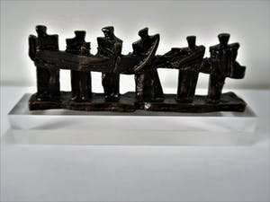 Niet of onleesbaar gesigneerd - De titel is : "Samen de zaak van de grond tillen" kopen? Bied vanaf 1!