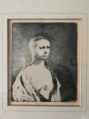 Willem Snitker - Portret. Vrouw. Naakt. kopen? Bied vanaf 45!