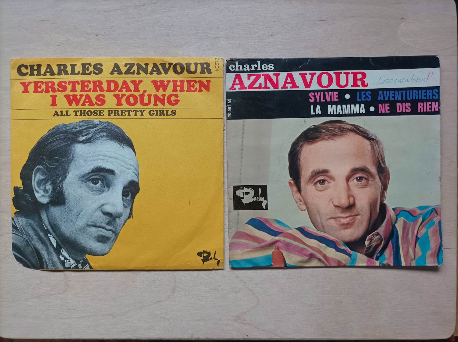 Charles Aznavour - Sylvie. Les avonturiers. La Mama. Ne dis rien kopen? Bied vanaf 20!