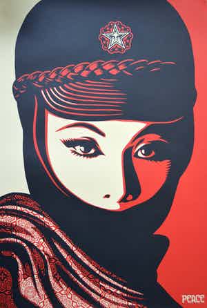 Shepard Fairey - Mujer Fatale - gesigneerd vendu pour 1€ !