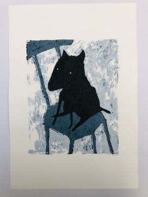 Peter Bastiaanssen - Hondje op stoel I kopen? Bied vanaf 45!