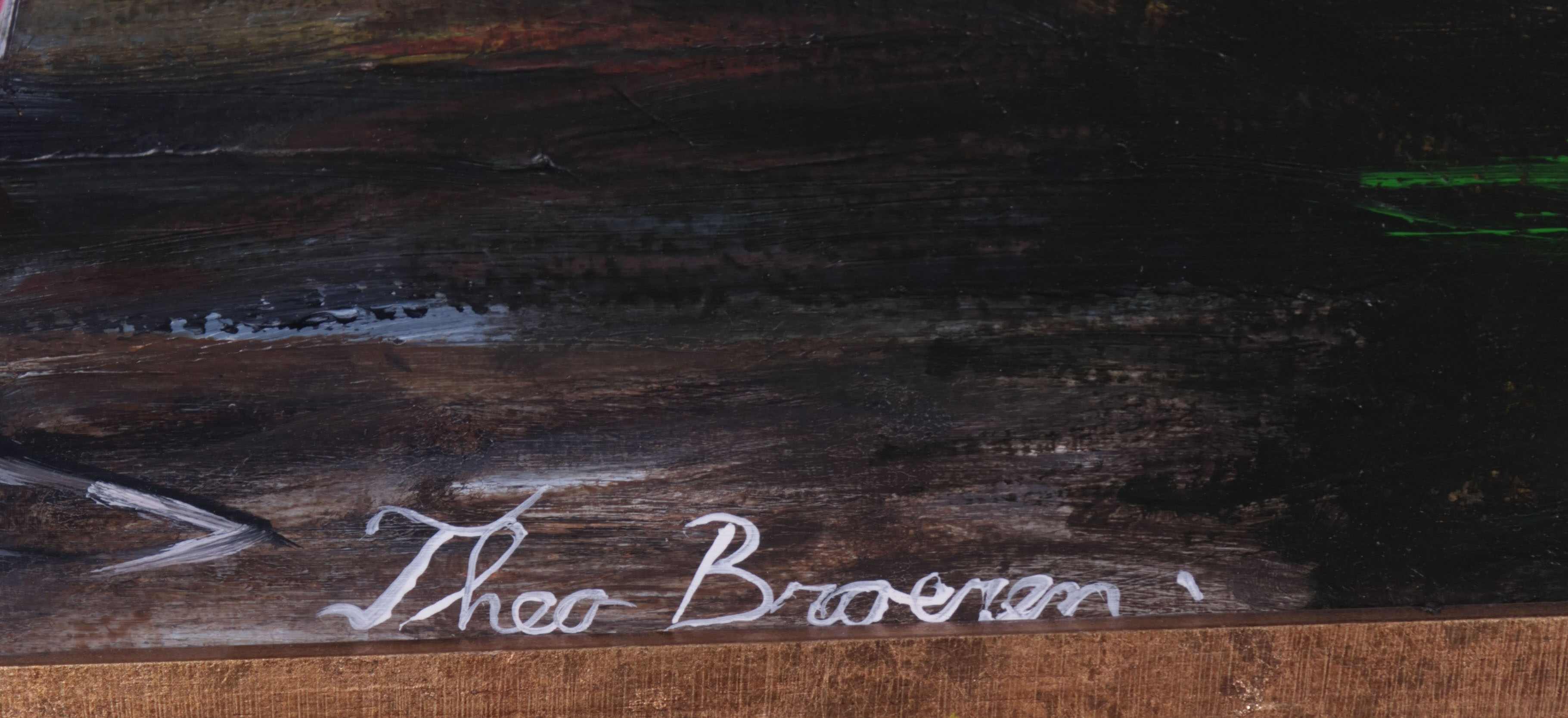 Theo Broeren - Acryl op board, Woman - Ingelijst kopen? Bied vanaf 1!