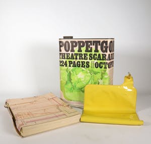 Lucebert - en anderen - Poppetgom, Blik met opblaaskussen en boek kopen? Bied vanaf 1!