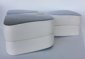 Olav Slingerland - Chinabox (set van 3) blauw geglazuurd aardewerk kopen? Bied vanaf 200!