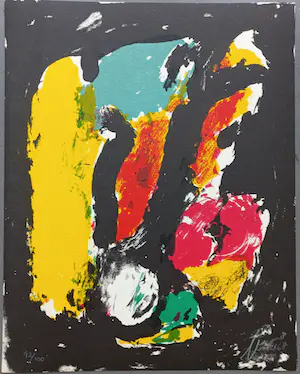 Eugène Brands - gesigneerde litho - a night, a festival , somewhere kopen? Bied vanaf 250!