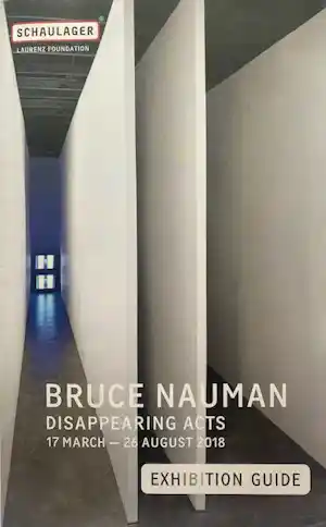 Bruce Nauman - disappearing acts verkauft für € 10!