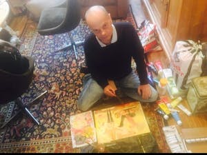Peter Klashorst - Dubbelzijdig werk - Handgesigneerd !!! kopen? Bied vanaf 75!
