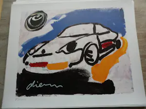 Peter Diem - Zeefdruk. Porsche 3 kopen? Bied vanaf 35!