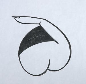 Tjeng Sit Oey - Linosnede op rijstpapier, Lachende vinger kopen? Bied vanaf 35!