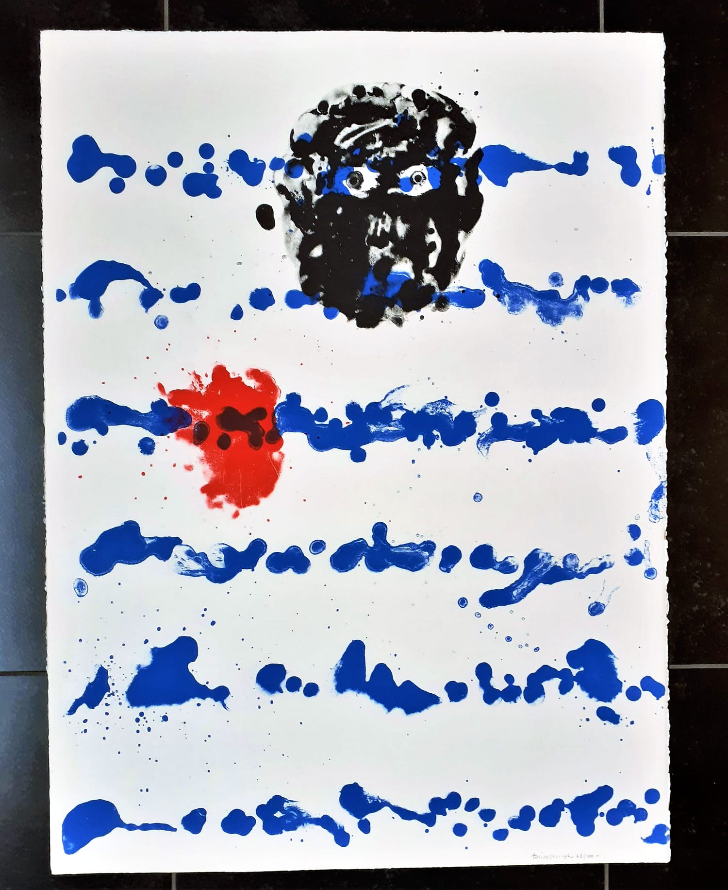 Jef Diederen - Litho (zeer groot) verkocht voor € 65!