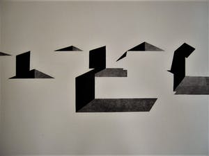 Joop Vegter - Hoogwaardige minimalistische Mezzotint "Dozen" oplage 25 ex. gesigneerd kopen? Bied vanaf 10!