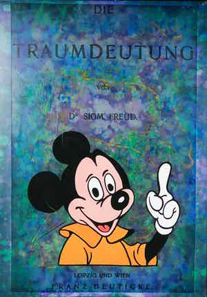 Jan Bollaert - Gemengde techniek op board, Traumdeuting Purple (Groot) verkocht voor € 100!