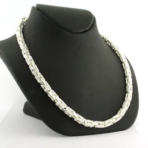 Buy zilveren koningsschakel collier - 50 cm lang? Bid from 1!