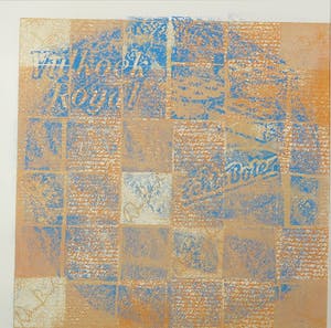 Daan Bucher - Zeefdruk, Vulkoek royal en echte boter - Ingelijst kopen? Bied vanaf 1!