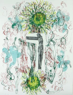 Marc Mulders - Zeefdruk en collage, Vallen - Ingelijst kopen? Bied vanaf 250!