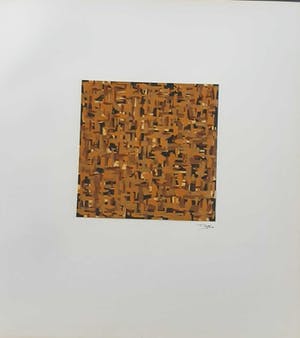 Ton Pape - Gouache - Geometrisch Abstract nr 213 kopen? Bied vanaf 35!