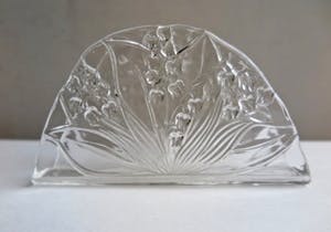 Walther glas - Schaal en servethouder - Kristalglas en Kristallen Vaas - Floraal decor kopen? Bied vanaf 10!