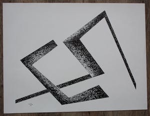 Toon Kelder - litho: Abstract - 1965 kopen? Bied vanaf 45!