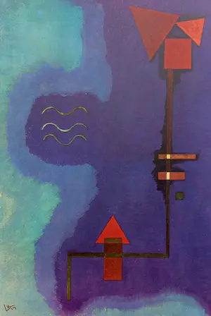 Wassily Kandinsky - Tirant sur le violet, litho kaufen? Bieten Sie von 80!