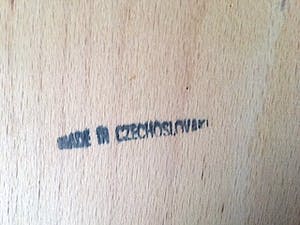 Curiosa - Knikkerspel met knikkers - Hout - 60-er jaren - Uit Tschechoslowakije (gemerkt) kopen? Bied vanaf 69!