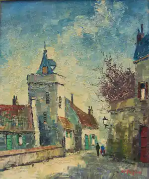 Conrad van Reken - Stadgezich met kerk vendu pour 60€ !