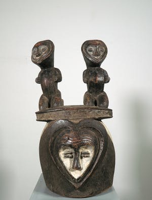 Kwele - Hout, Helmmasker kopen? Bied vanaf 1!