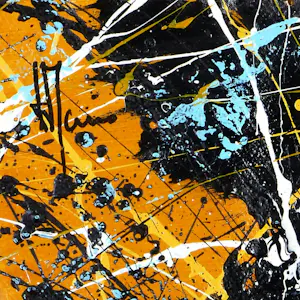 Jean-Jacques Marie - Création abstraite colorée avec projections A236 kopen? Bied vanaf 720!