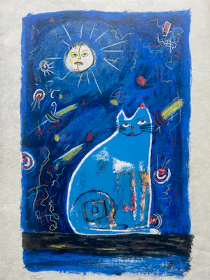 Franz Lauter - De blauwe kat kopen? Bied vanaf 50!