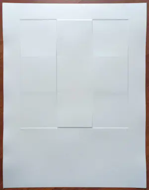 Harry van Kuyk - Geometrische compositie, reliëfdruk kopen? Bied vanaf 195!