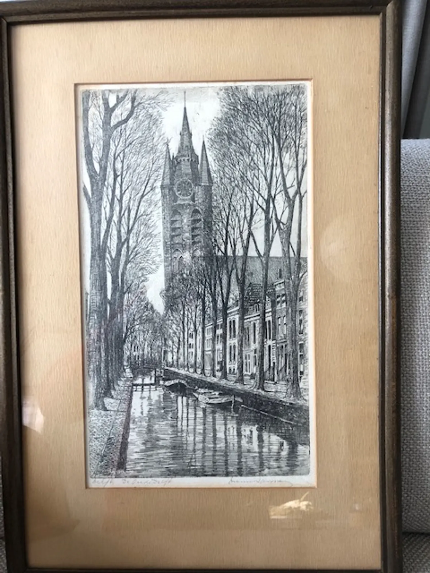 Want to buy Marius Johannes Janssen Delft De Oude Delft? Bid from 35