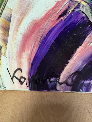 Jacob Kanbier - abstract kleurrijk - nr 36496 kopen? Bied vanaf 90!