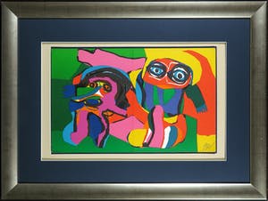 AcheterKarel Appel - Gesigneerde litho uit de uitgave Ariel 19 - Ingelijst? Enchérissez de 1!