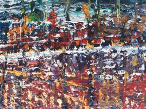 Arnoldus Oldenhave - Stadsgezicht Amsterdam- Singel en Munt kopen? Bied vanaf 100!