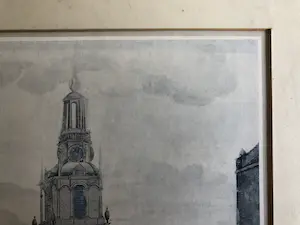 Willem Writs - Vue de la Tour de Jean Roon à Amsterdam du Cote du Cingle kopen? Bied vanaf 1!
