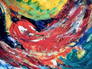 Klaas de Poel - figuren in abstract kopen? Bied vanaf 250!