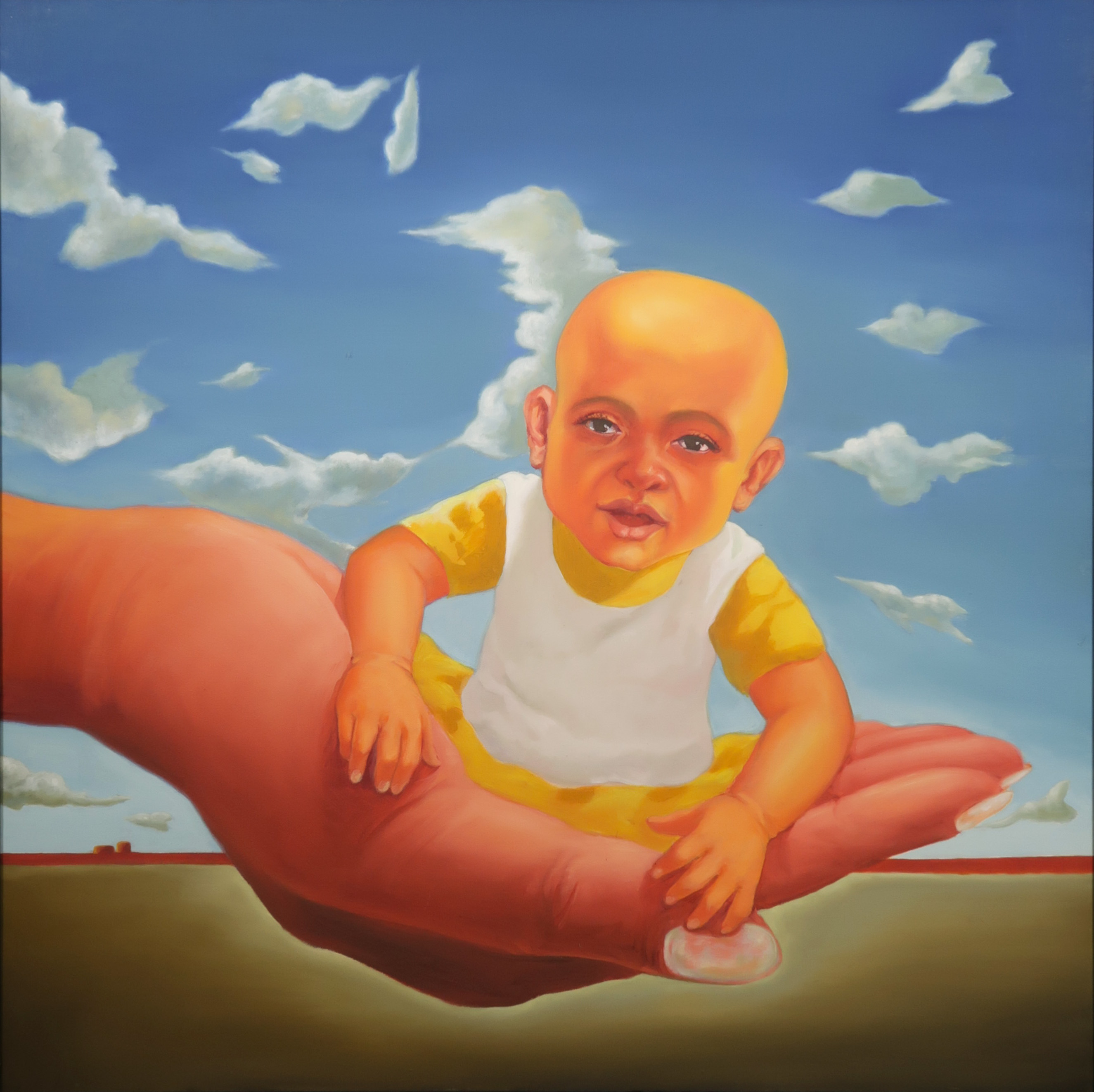 Prashant Salvi - Olieverf op doek, Zonder titel - Ingelijst kopen? Bied vanaf 1!