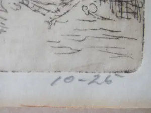 Coen van Os - twee etsen kopen? Bied vanaf 50!