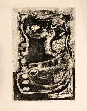 Jan Montyn - “Portret v.e luisteraar” eigen druk verkocht voor € 85!