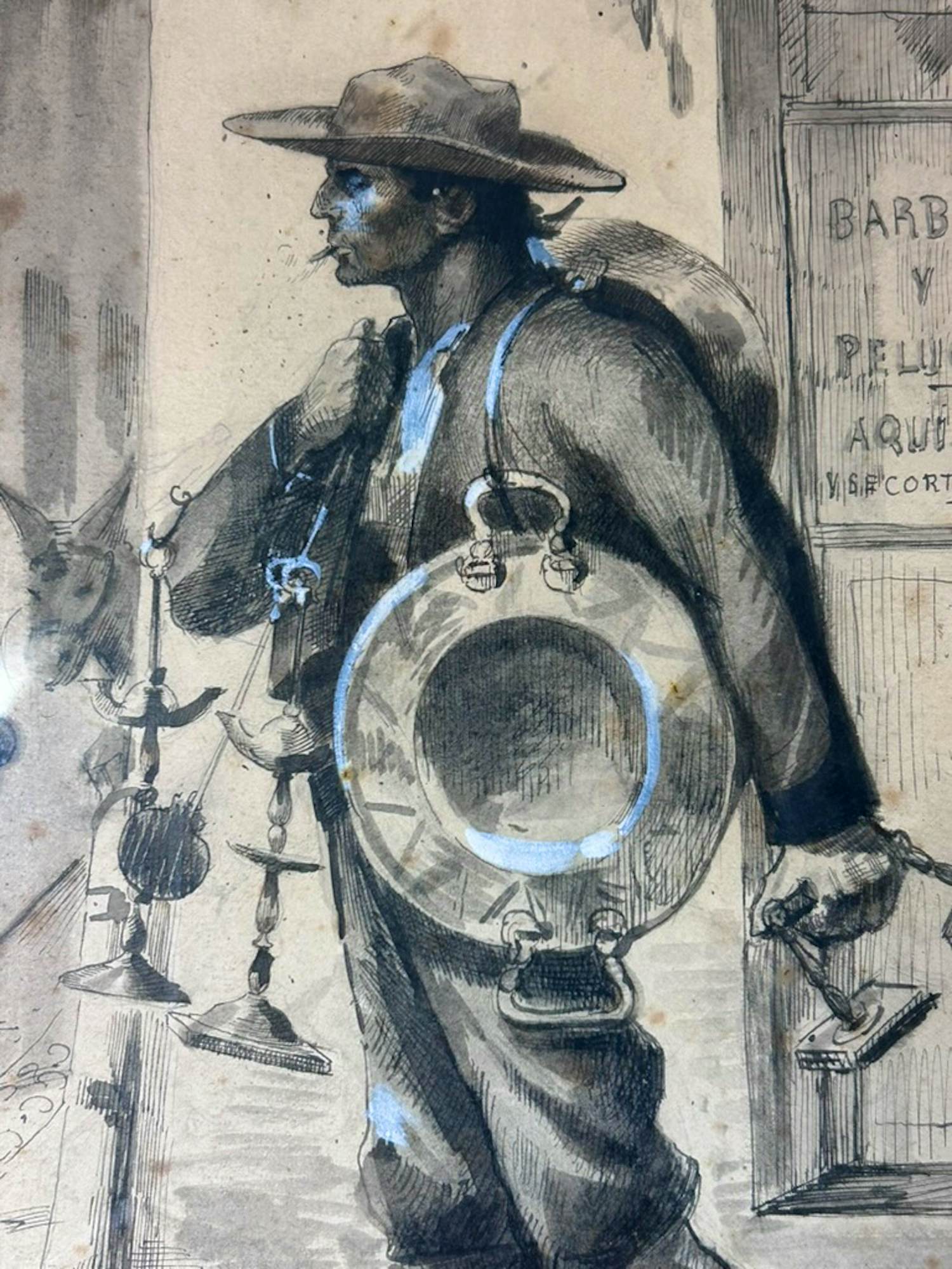 Karl (Charles) Meunier - Le marchand de lampes (Sevilla) kopen? Bied vanaf 395!