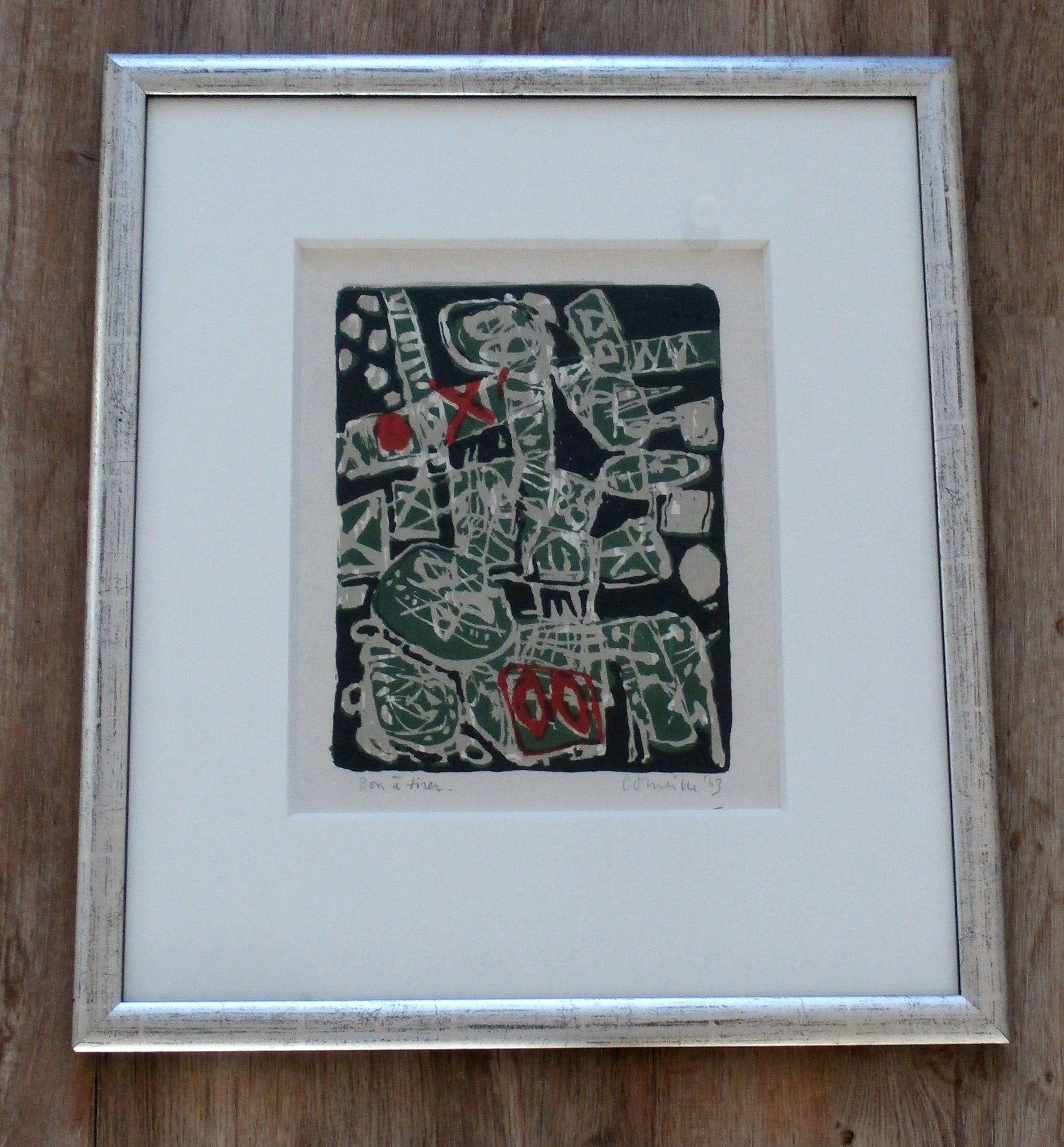 Corneille - Ingelijste litho: Forum - 1963 kopen? Bied vanaf 575!