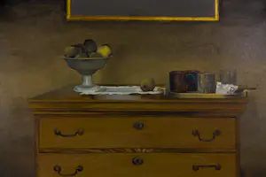 Jose Calsina - Olieverf op doek, Ladenkast - Ingelijst kopen? Bied vanaf 250!