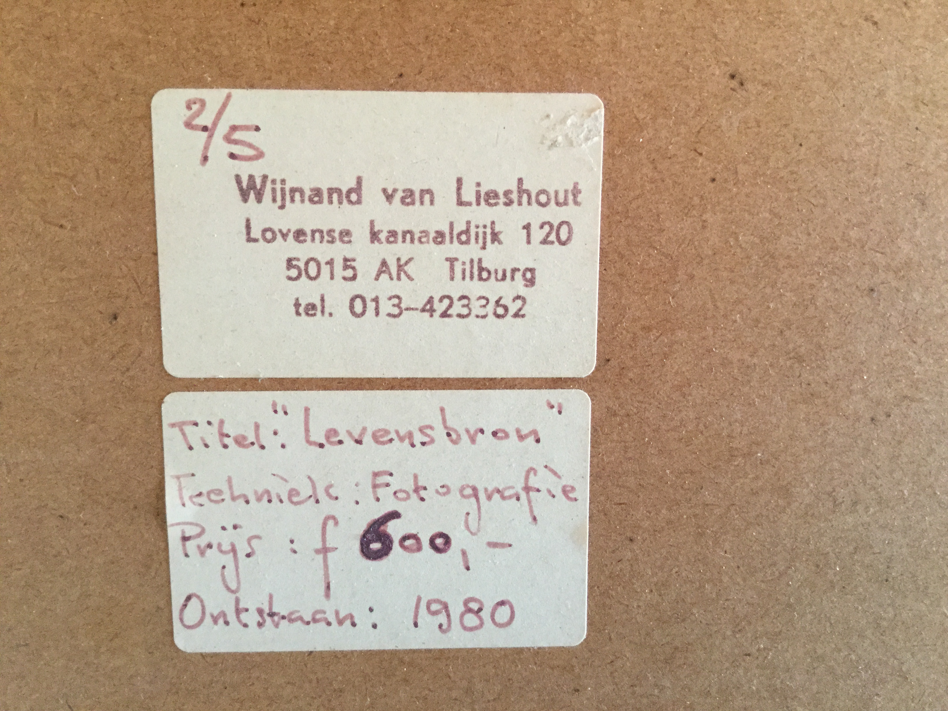 Wijnand van Lieshout - Levensbron kopen? Bied vanaf 50!
