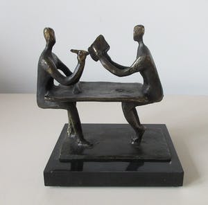 Corry Ammerlaan - Bronzen beeld op marmeren sokkel kopen? Bied vanaf 40!