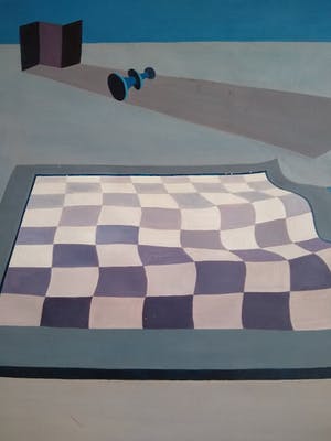 Kees Wuisman - Surrealistisch schaakbord kopen? Bied vanaf 50!