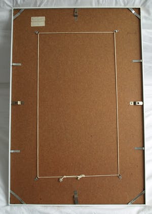 Dirk Visser - Groot, ingelijst, Gemengde techniek , ‘Gesnoerd geweten’ – 1987 kopen? Bied vanaf 50!