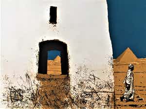 Simon Koene - Egypte met doorkijkje verkocht voor € 85!