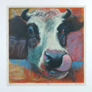 Theo Onnes - Zeefdruk, Noor - Ingelijst kopen? Bied vanaf 50!