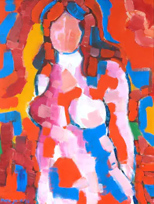 Marc Jonk - Acryl op doek, Naakt - Ingelijst kopen? Bied vanaf 250!
