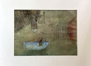 Peter Langenberg - Gemengde techniek op papier verkocht voor € 110!